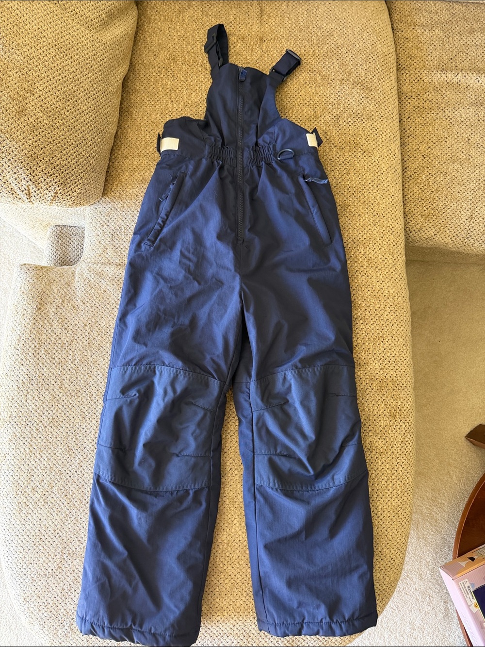 Amazon Essentials Large(10) Navy Blue Kids Snow Overalls
